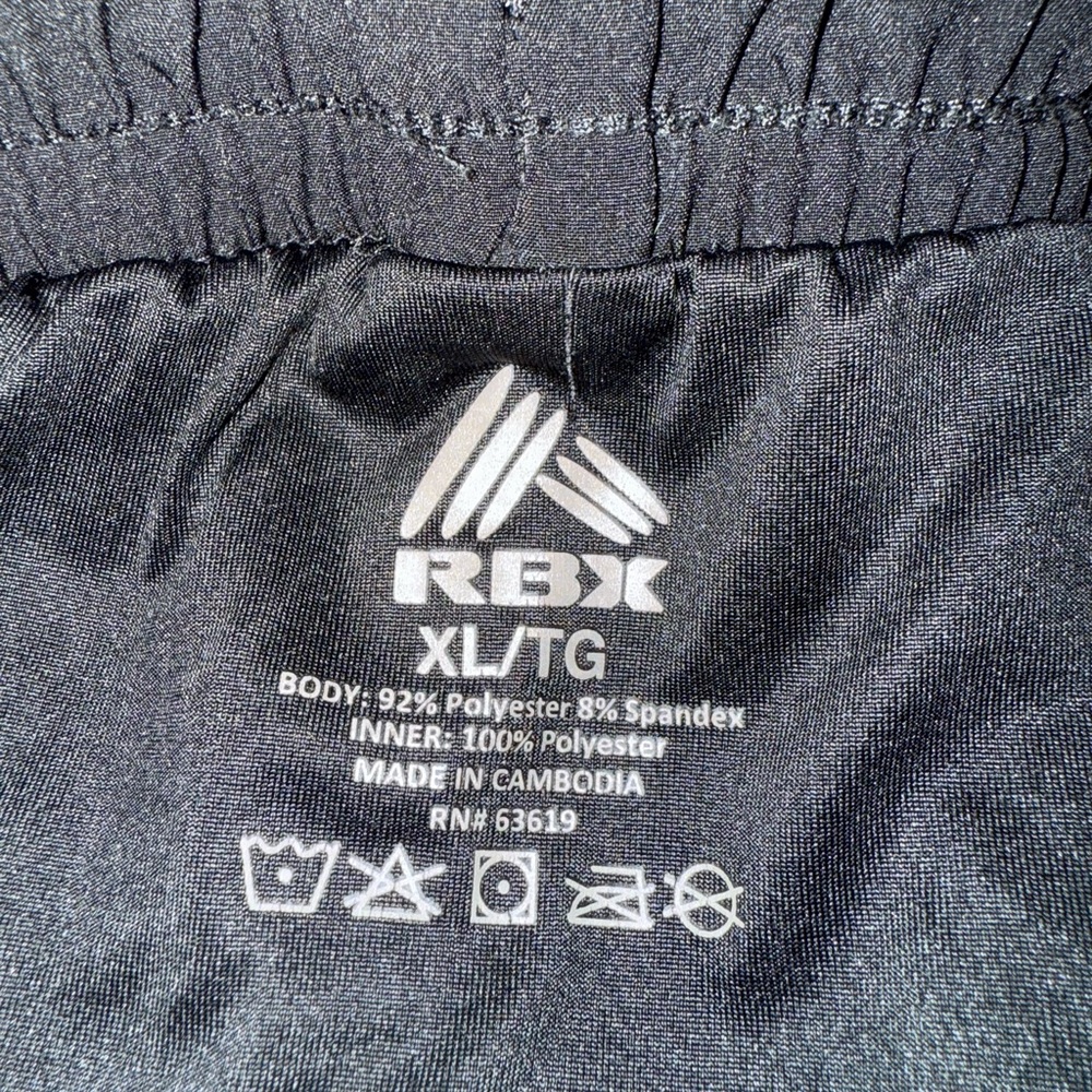 RBX Women's Black Athletic Shorts - Picture 3 of 3